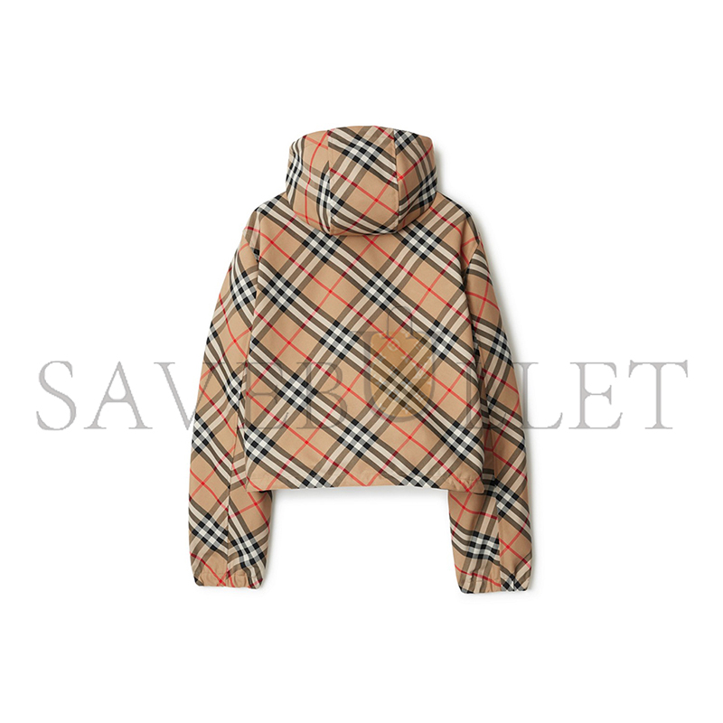 Bv*b*rry wendbare cropped-jacke in check 80872291